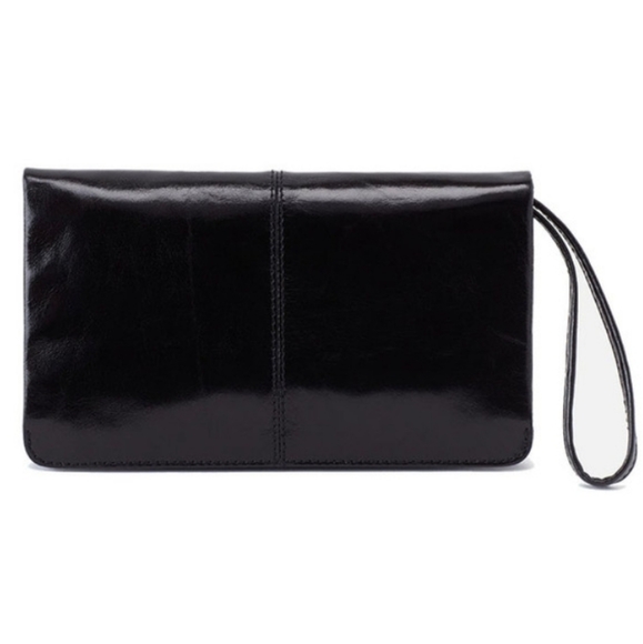 Hobo EVOLVE Wallet Black Leather - Picture 1 of 11